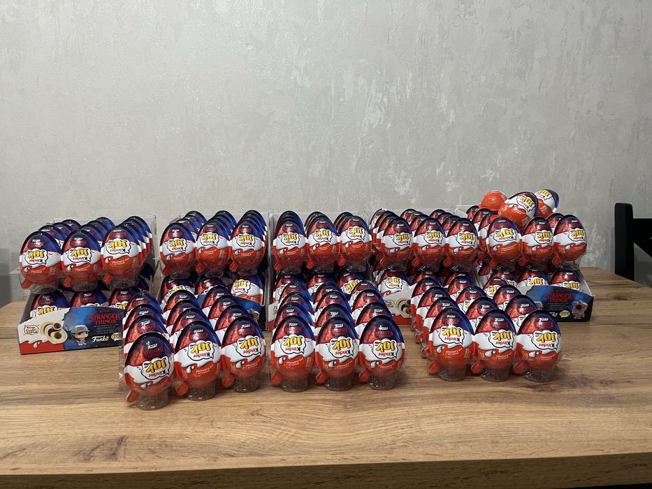 Продам яйца киндер stranger things осд kinder joy