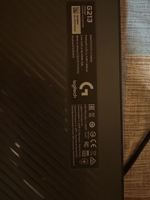 Vand tastatura logitech g213
