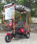 Електрическа триколка с три седалки EcoWay М19Р с покрив