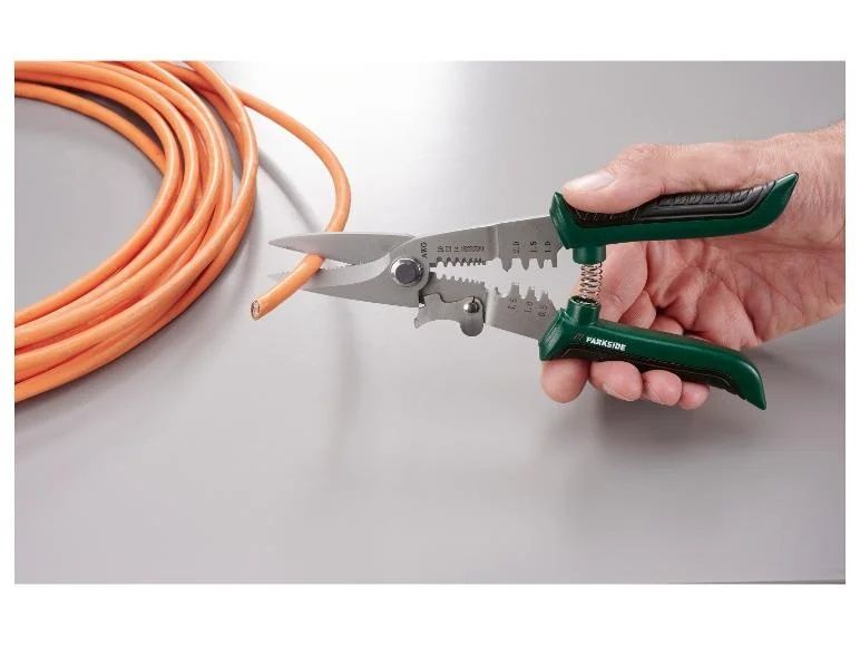 Clește profesional taiere sertizare stripper Parkside