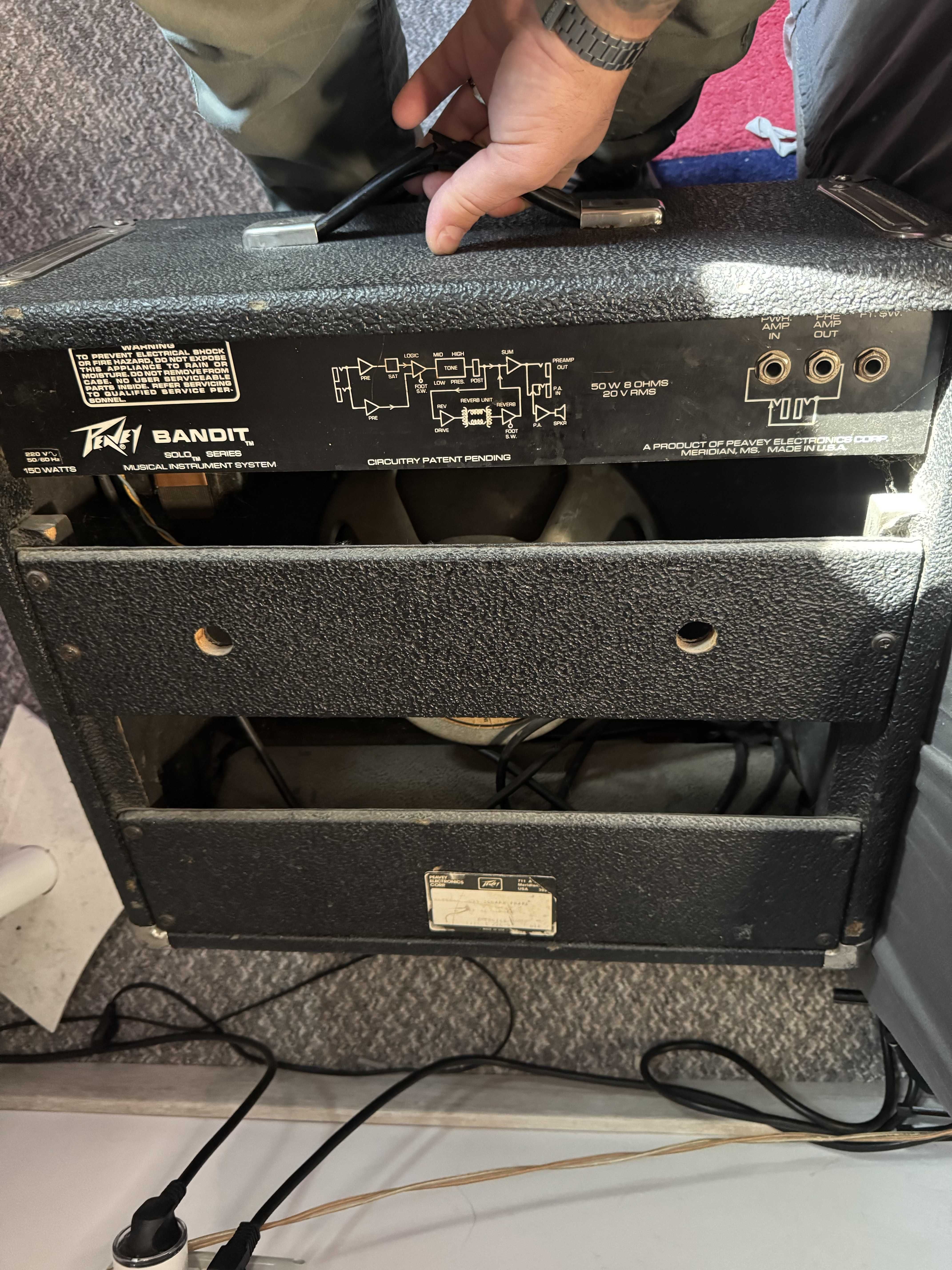 Peavey Bandit Solo Series 150 W Solid State Amp 1980’s