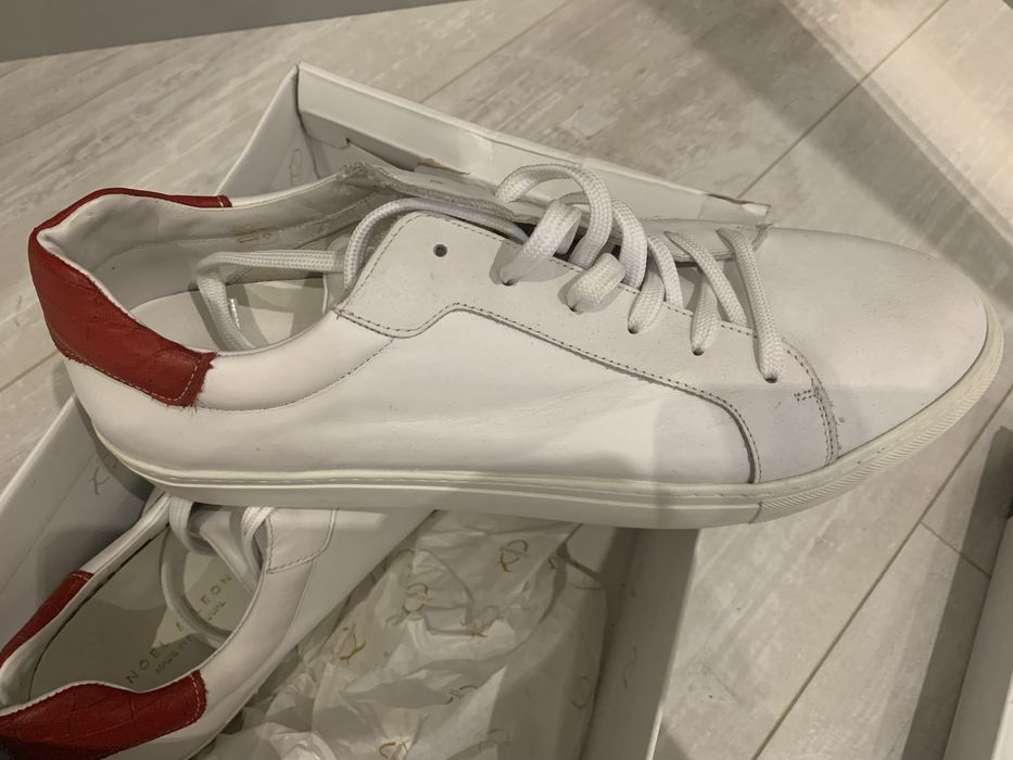 Новые мужские кожаные кеды 46 размер