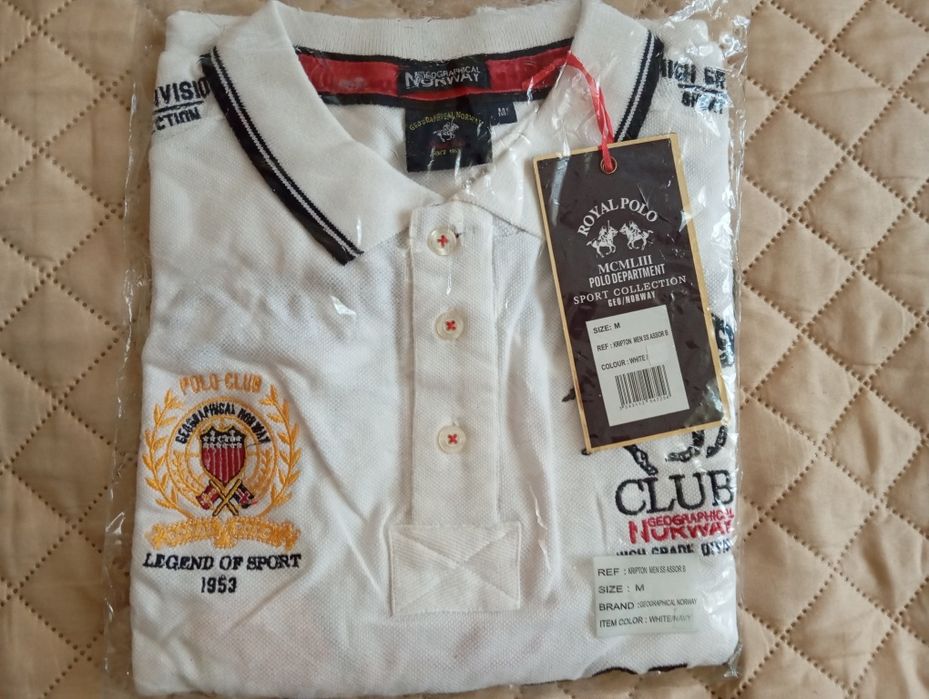 Tricou polo Geographical Norway, nou