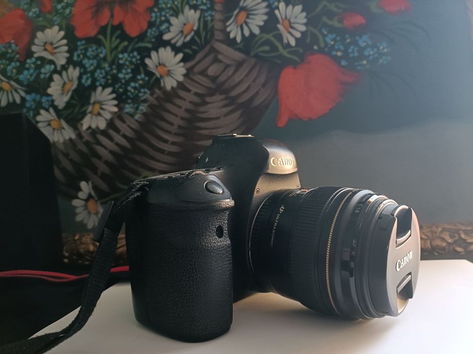 Aparat foto canon 6d + obiectiv 85 MM f1.8 original