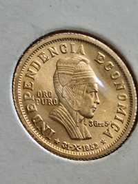 Златна монета,3 ½ грамс, Боливия, тегло 3.89 гр.,900/1000, (21.6 карат