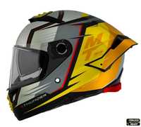 Casca moto MT Helmets Thunder 4 SV Pental B3 Galben Mat