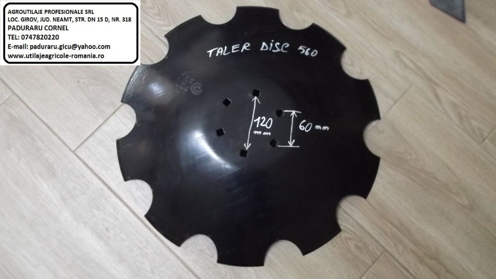 picior si butuc grapa cu discuri