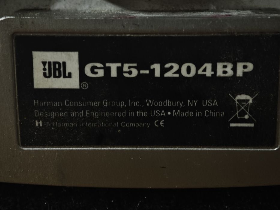 Subwoofer Auto JBL GT5-1204BP 1100w