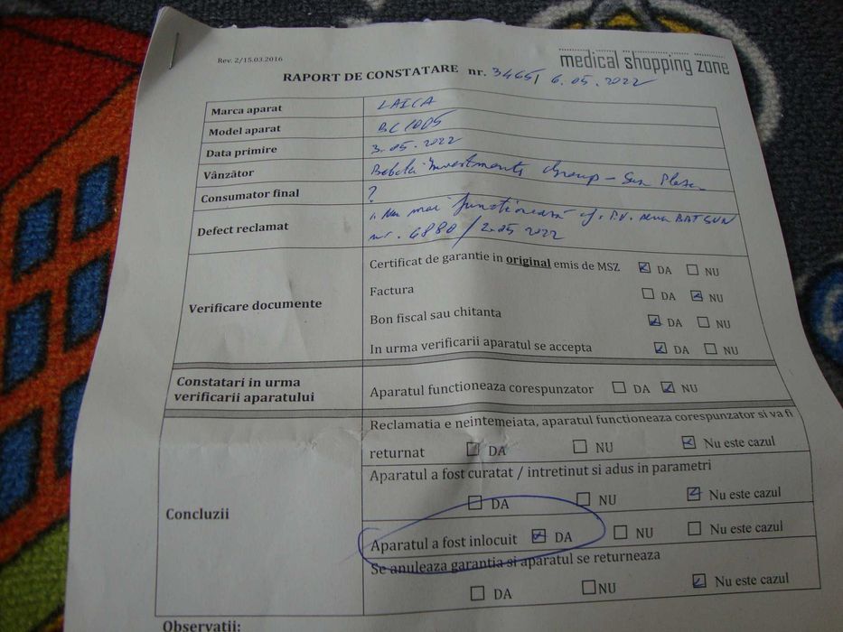 Sterilizator nou de biberoane cu aburi Laica BC1005+încălzitor Laica.