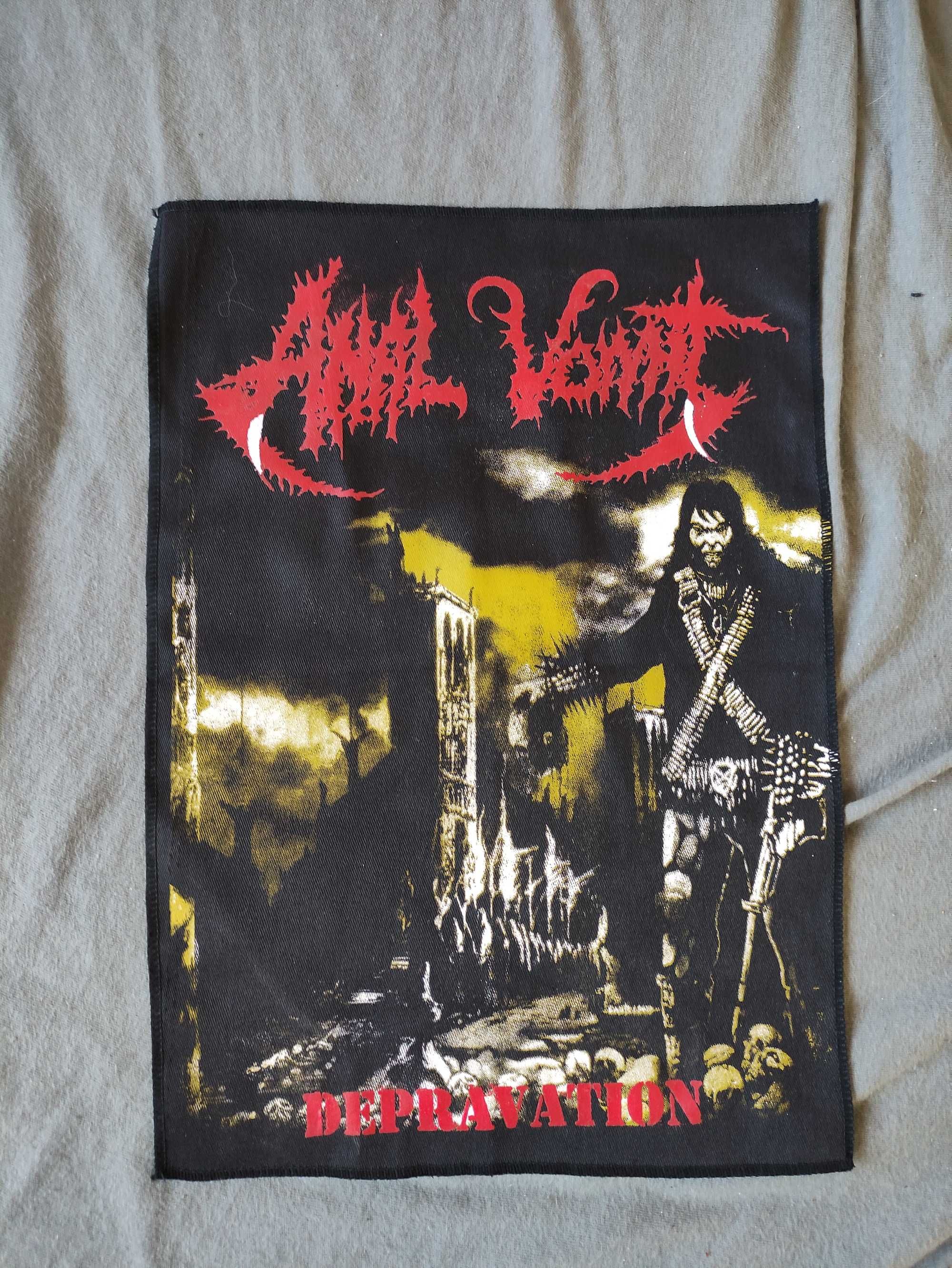 Нашивка гръб на Anal vomit peru black metal thrash death метъл