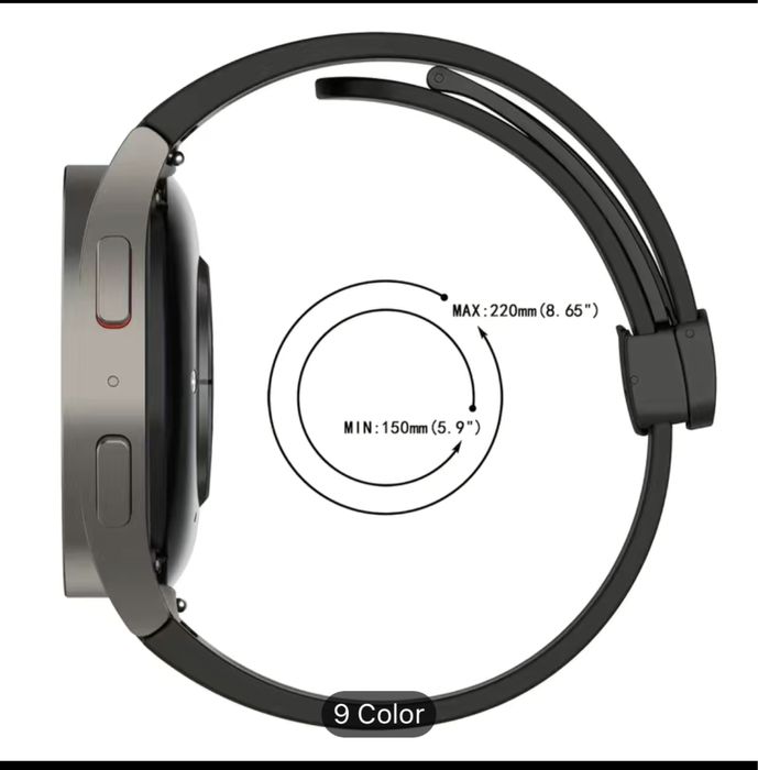 Curea compatibil cu Samsung Watch 5 cu prundere pe magnet