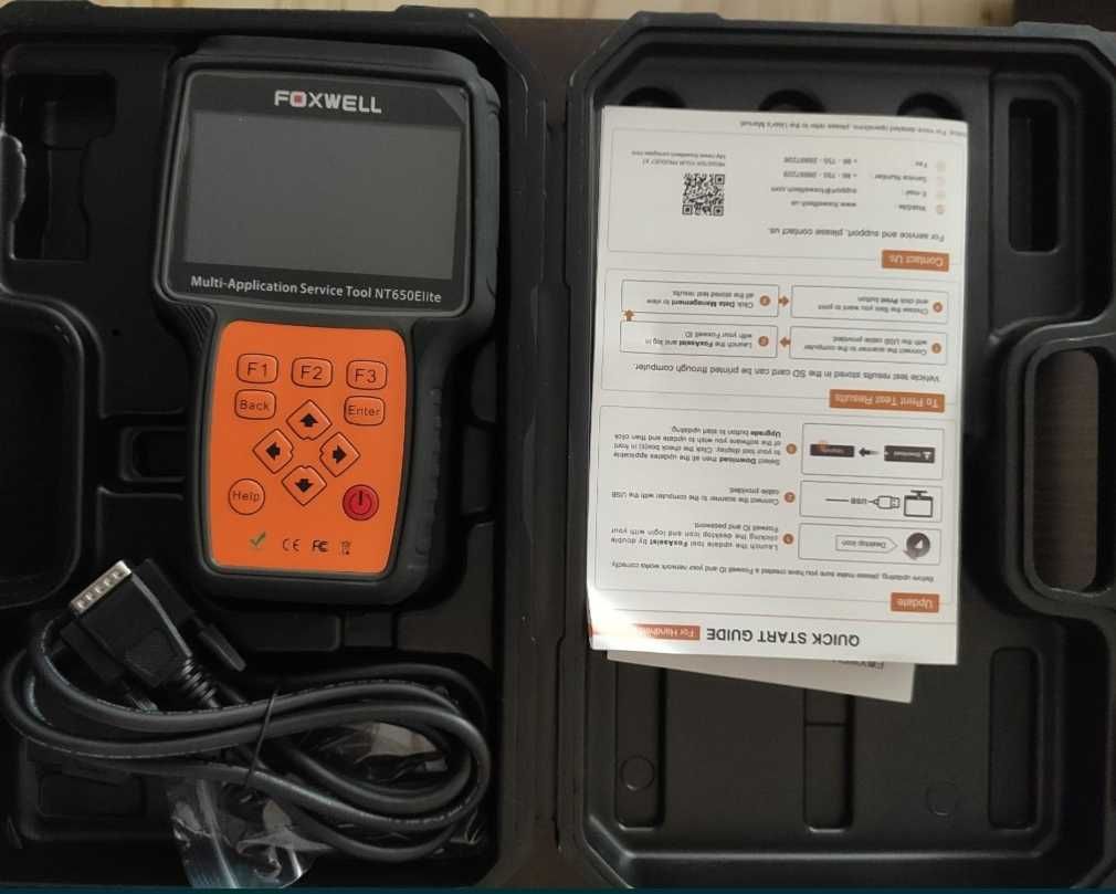 Диагностика за автомобили FOXWELL NT650 elite, OBDII/EOBD