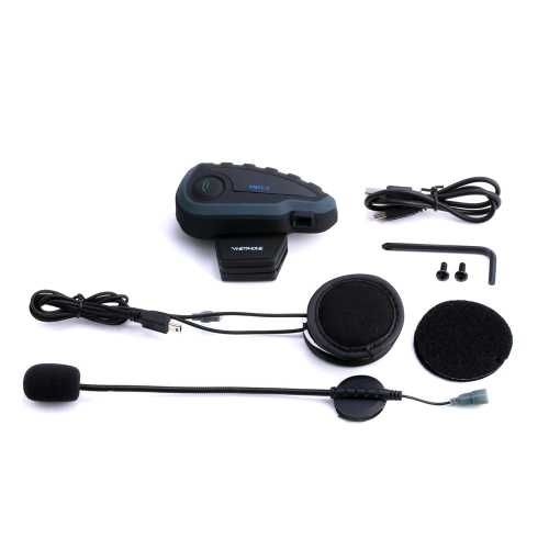 Cască motocicletă Vnetphone BT Interfon FullDuplex Walkie-talkie 1200m