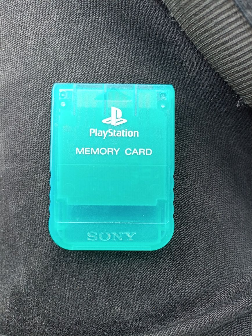 Card memorie PlayStation 1 emerald green