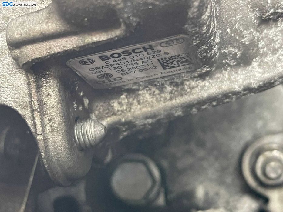 Pompa Inalta Presiune cu Senzor Regulator Audi A4 B8 2.0 TDI CJCA CJCB CJCC CJCD CGLC CGLD 2008 - 2015 Cod 0445010529 03L130755AC