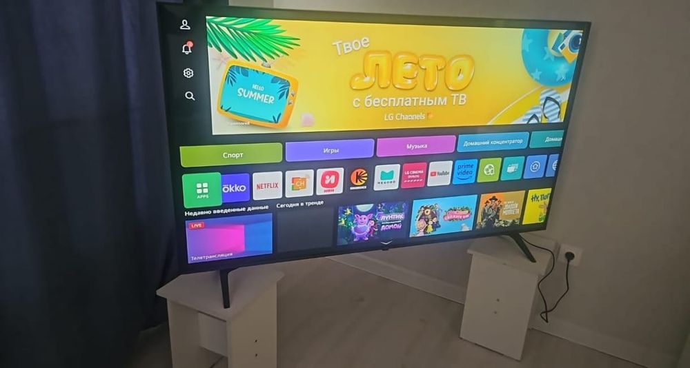 Смарт телевизор LG 140 см smart tv WiFi YouTube