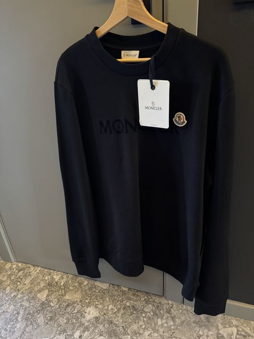 Оригинална мъжка черна фланела Moncler