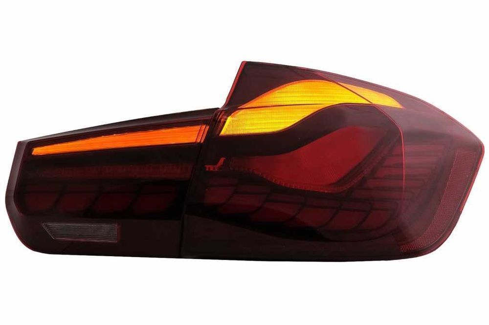 Stopuri OLED BMW Seria 3 F30 (2011-2019) F35 F80 Rosu Clar M4 Design
