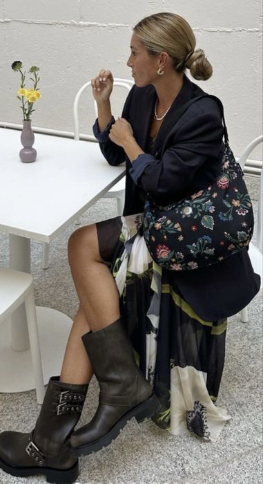 Ултрамодерни байкърски ботуши Ioannis естествена кожа