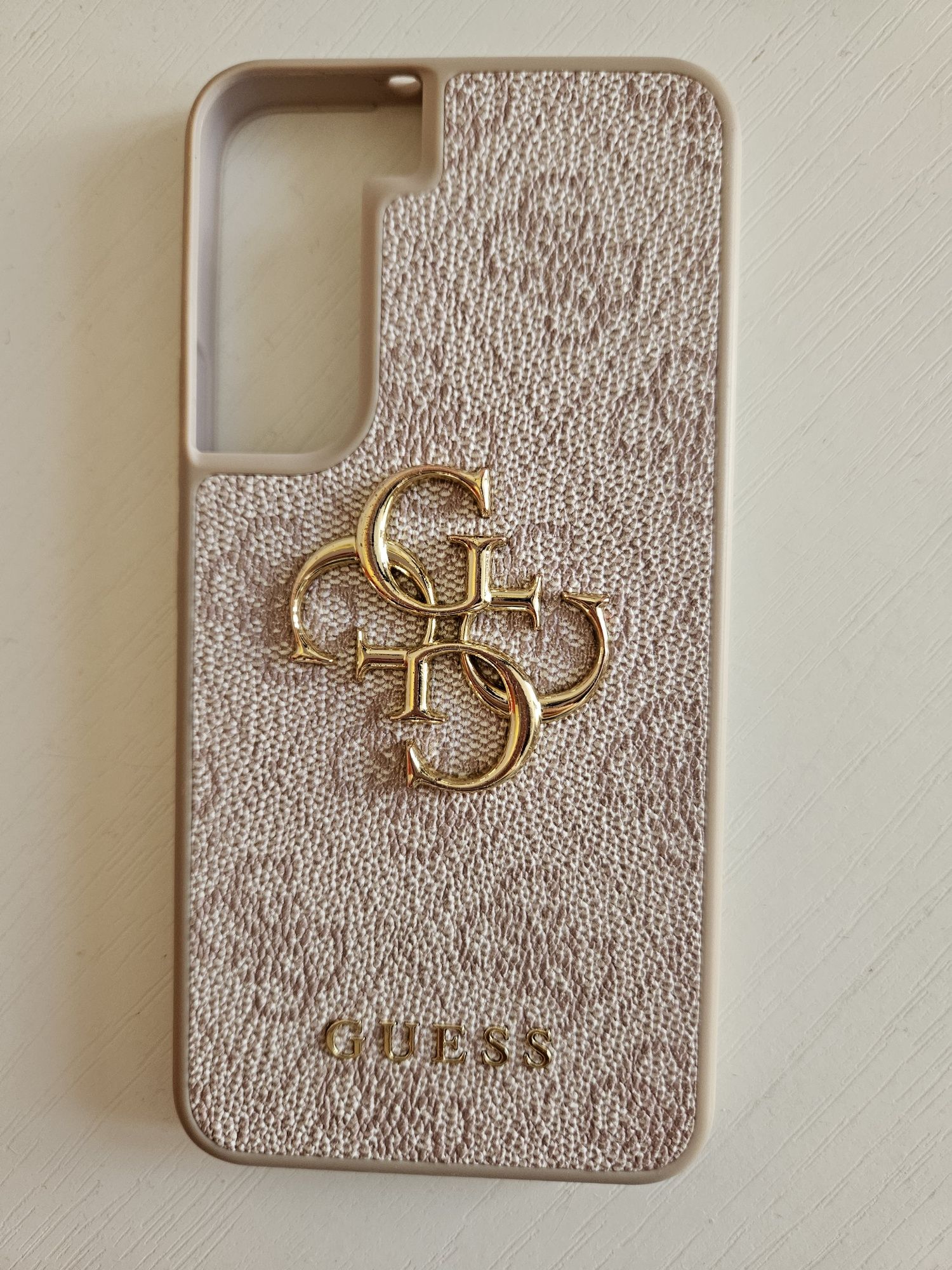 Гръб GUESS 4G BIG METAL LOGO за Samsung Galaxy S22 , Розов