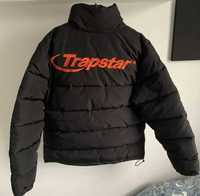 Geaca Trapstar Hyperdrive Black Neagra cu portocaliu Central cee