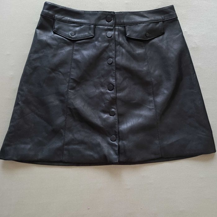 Fusta piele eco H&M 38