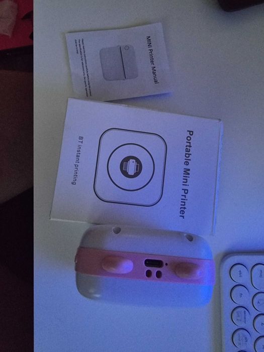 mini imprimanta termica de etichete autocolante