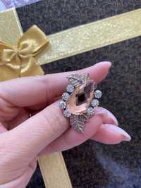 Ръчноизработен пръстен от чешки криатал