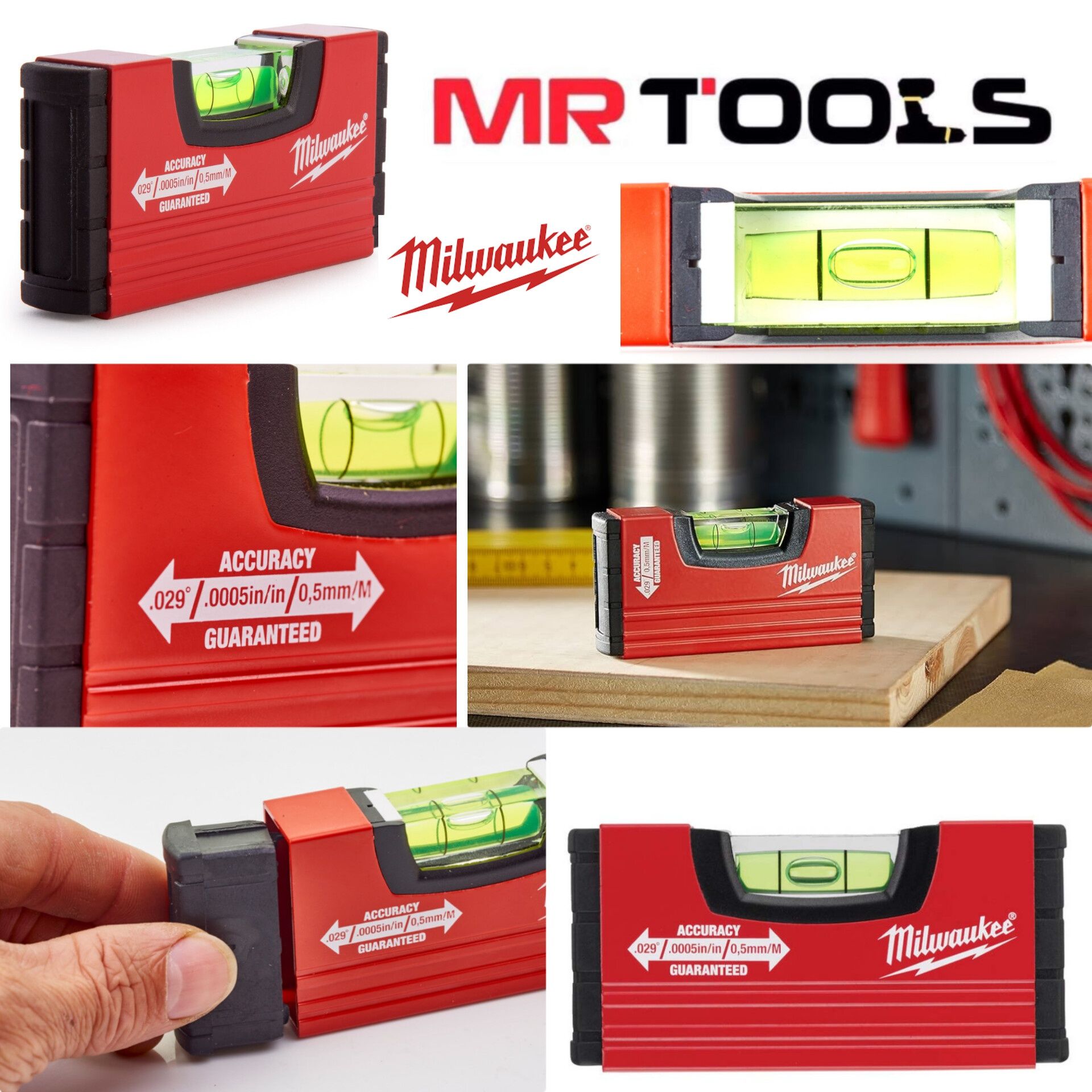 Джобен нивелир Milwaukee  Minibox level, 10см