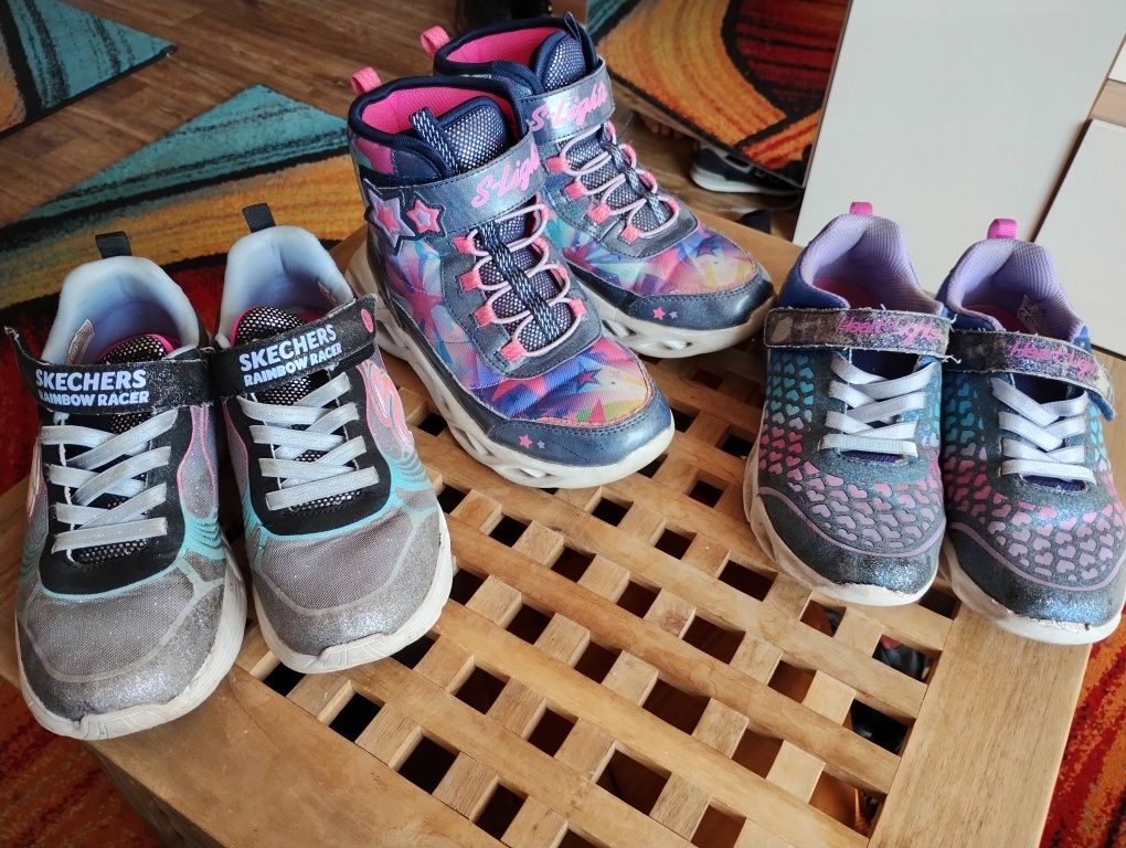 Skechers,Nike Маратонки за момичета