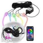 LED светление за кола, светлини за интериор, iOS и Android, 12V, RGB
