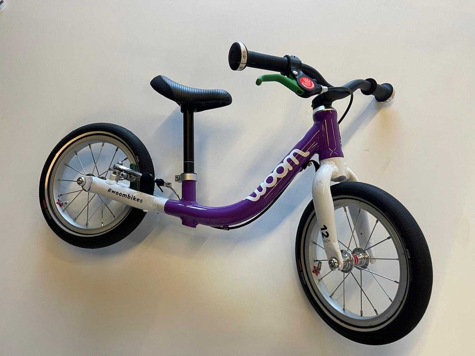 Bicicleta WOOM 1 + casca WOOM XS 46-50 cm - utilizate.