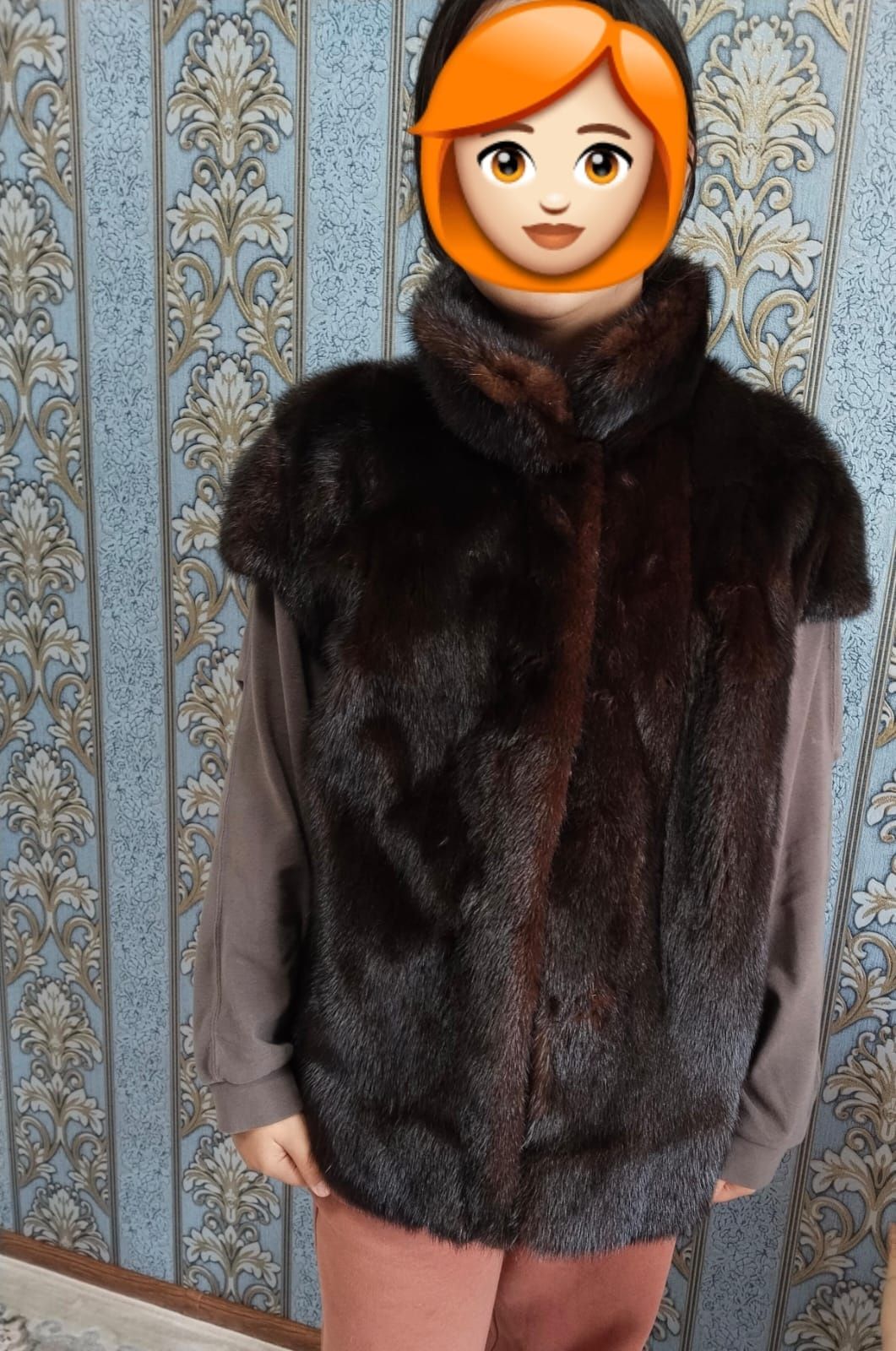 Норковая желетка