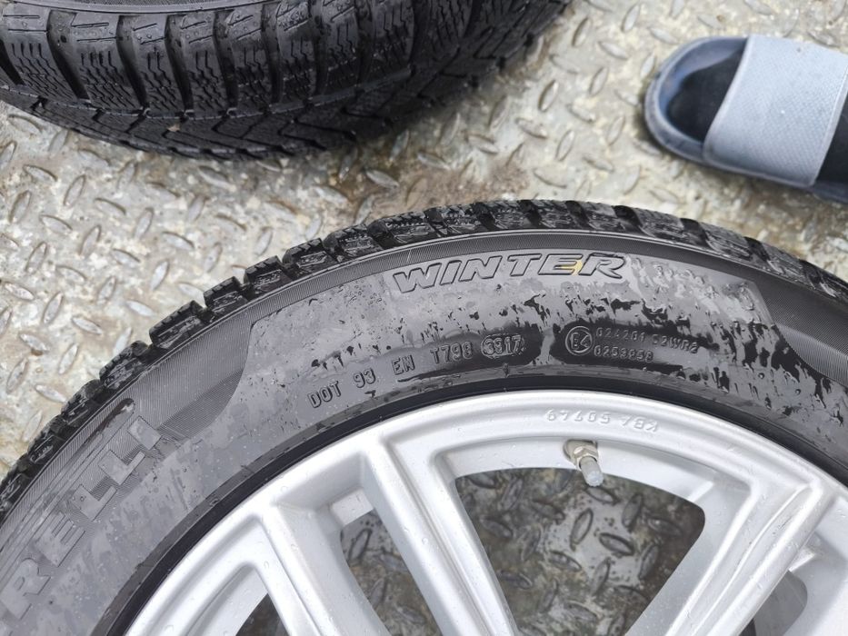 Jante  aliaj audi Mercedes 225/55/17 Pirelli runflat