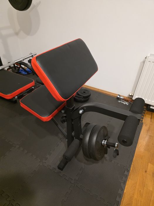 Banca reglabila multifunctionala si set greutati