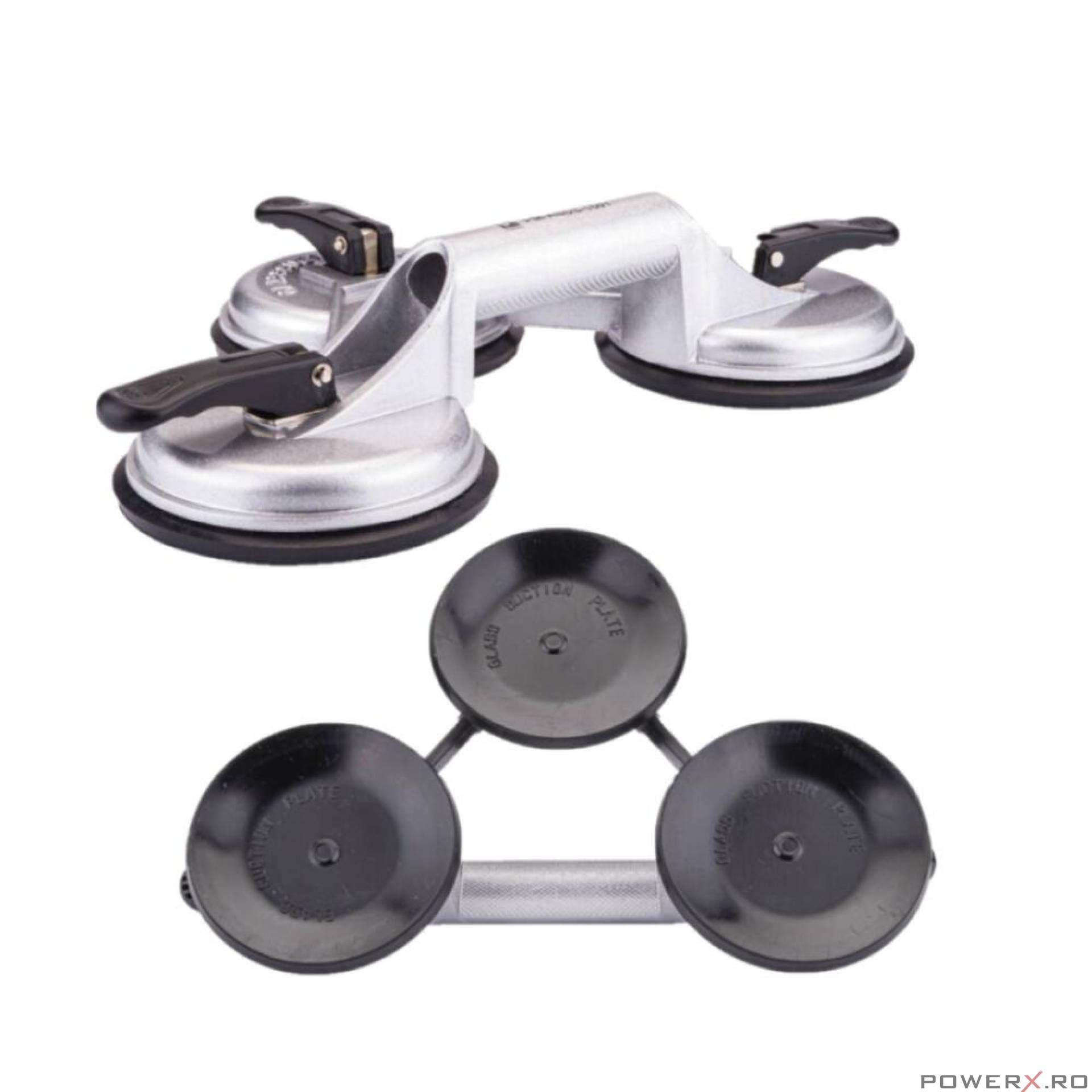 Ventuza Extragere Fixare Geam 3 Ventuze 120mm 150kg