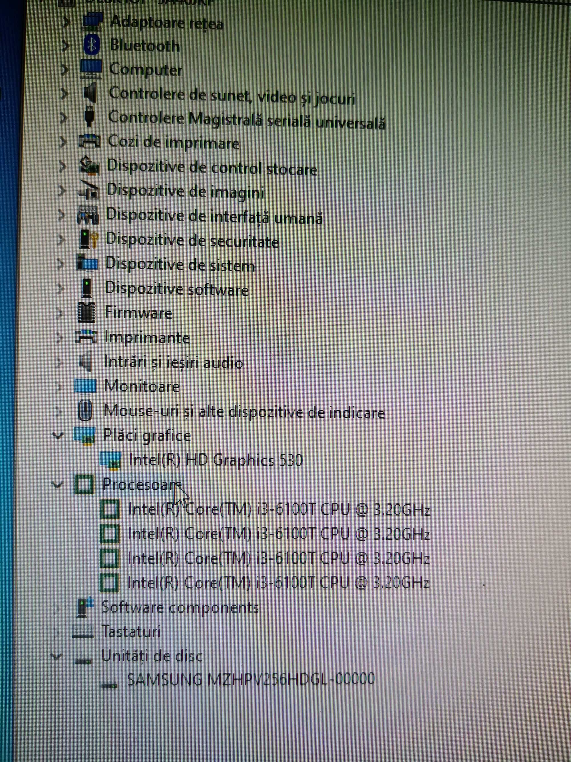 Lenovo M710Q Tiny, i3-6100T, ram 8 Gb, ssd 256 Gb