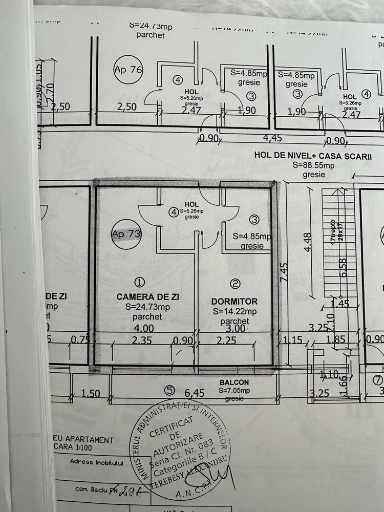 Apartament 2 camere Baciu