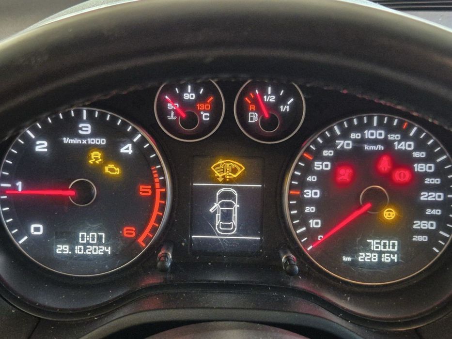 Километраж от Audi a3 facelift
