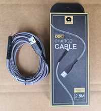 Cablu Usb Iphone Fast-Charge 2.5m