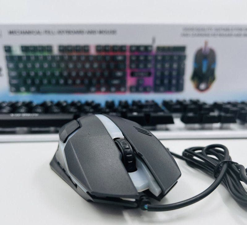 Игровая клавиатура Клавиатура с подсветкой+ мышка игровая