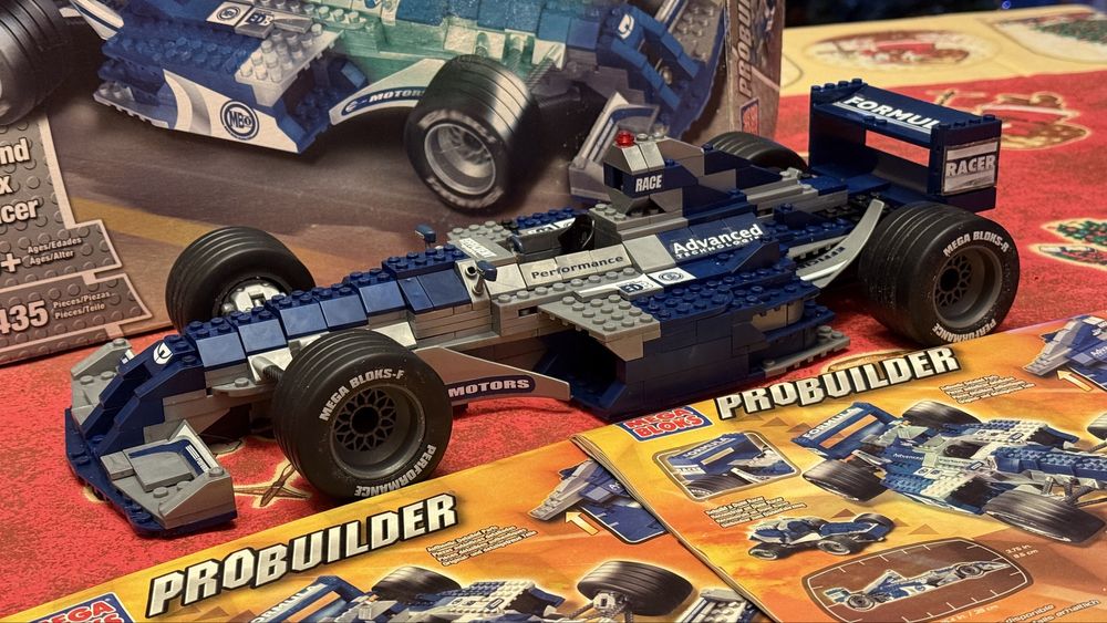 Pro Builder masina curse formula 1 tip lego 30cm