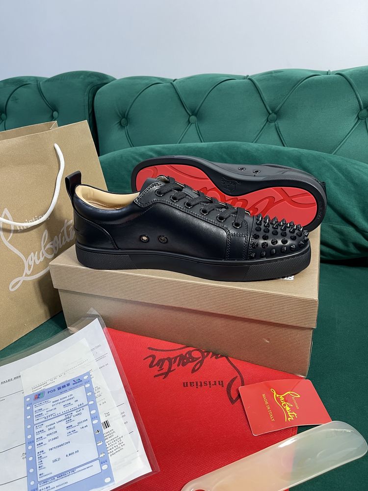 Adidasi Christian Louboutin piele naturala 100% Full Box colectie noua