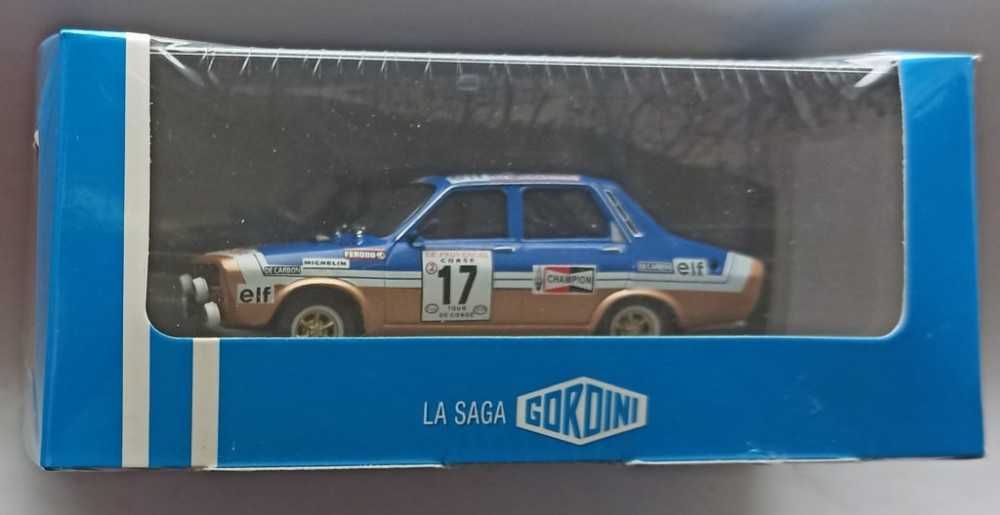 Macheta Renault 12 Gordini (Dacia 1300) Raliu 1975 - Atlas Rally 1/43