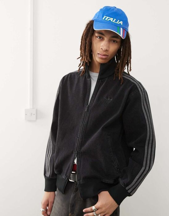 Jacheta/Geaca/Bluza/Hanorac de blugi Adidas Originals Denim Firebird
