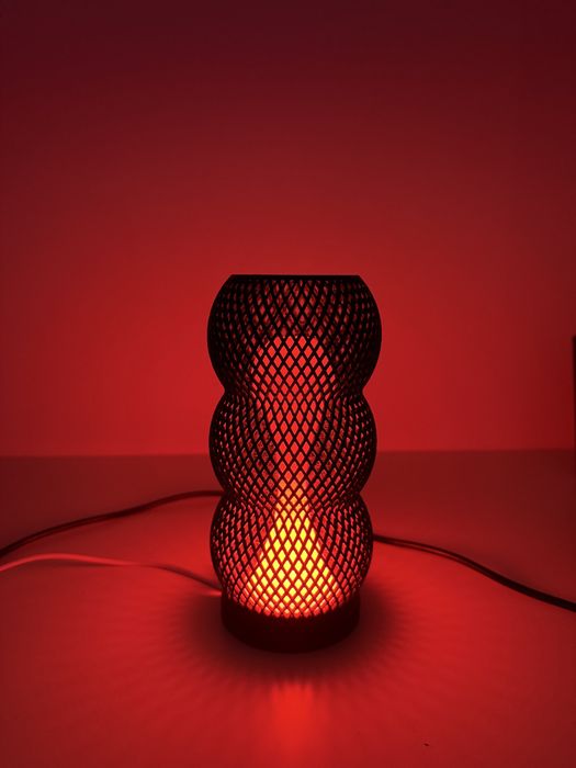 Lampă decorativă RGB printată 3D – design modern și lumină ambientală