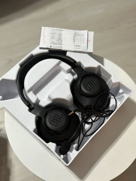 Casti Gaming JBL Quantum 100M2, multiplatforma, 3.5mm, negru