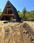 Executam cabane A stil frame diferite modele si dimensiuni pentru mai
