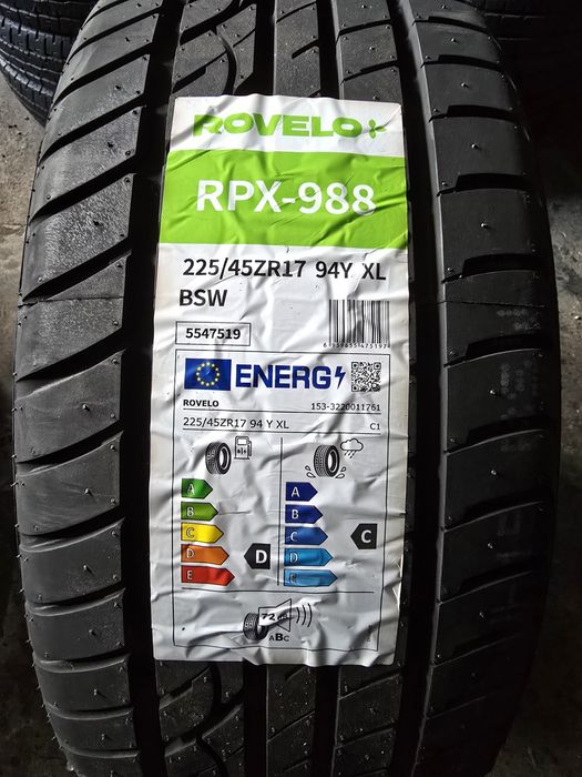 Rovelo 225/45 R17 94Y vară NOI