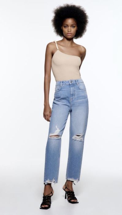 Blugi Zara mom fit 36